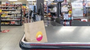 Iceland Olio X, surprise paper bag at the checkout